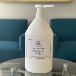 1 gallon container of hand sanitizer